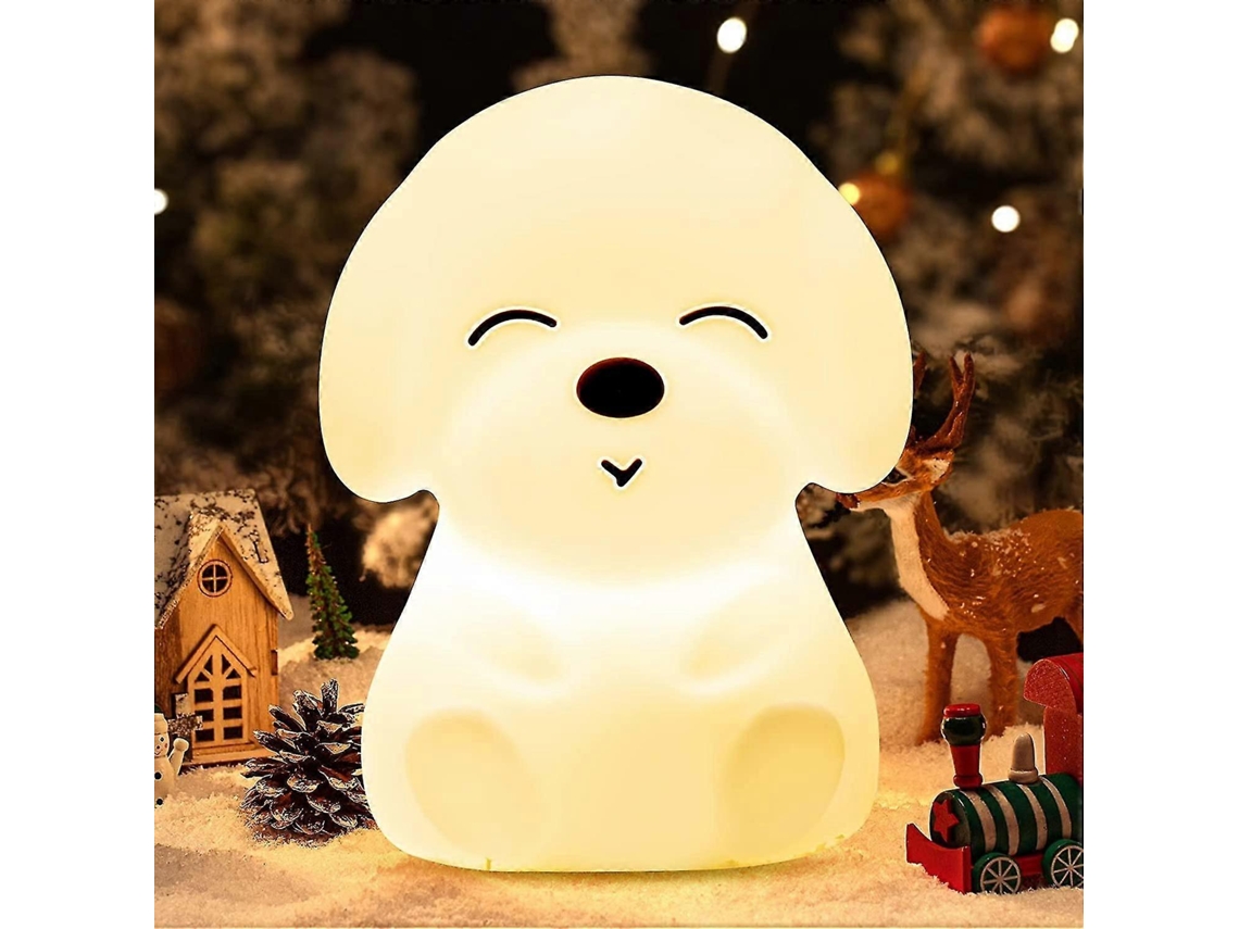 Luz nocturna para niños, luz nocturna para perros con temporizador, luz nocturna recargable para niños, luz nocturna portátil para niños Rosewell