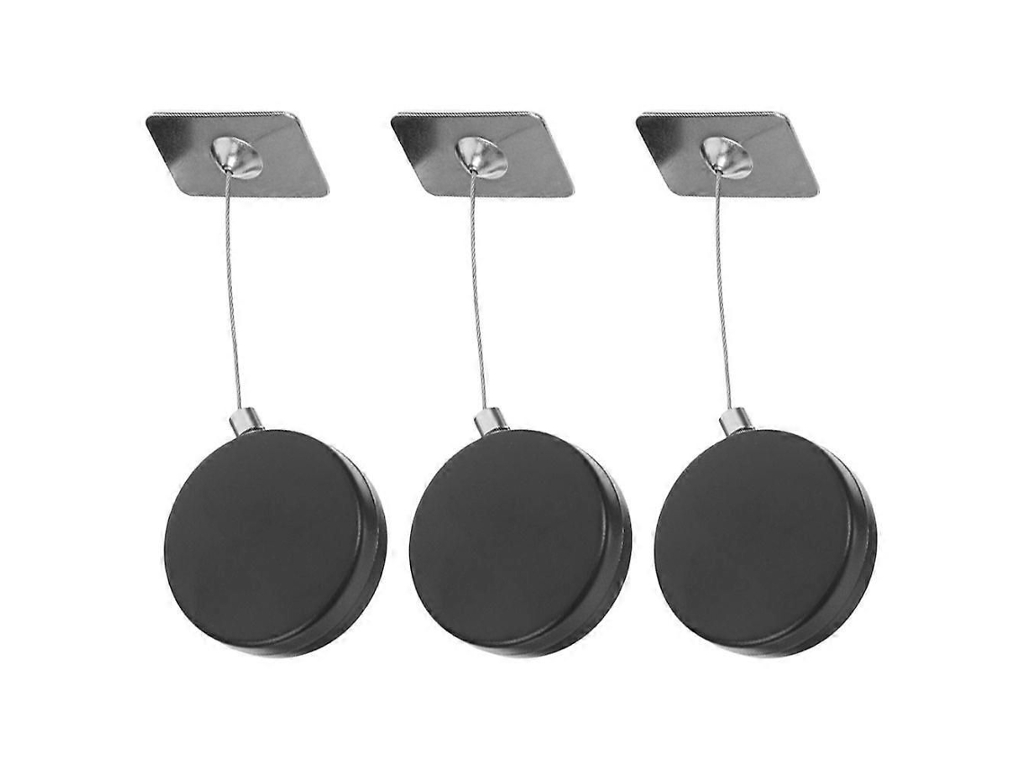 Cadeados De Segurança Com Cabo Retrátil Para Casa, Conjunto De 3 Peças, Anti-perda.