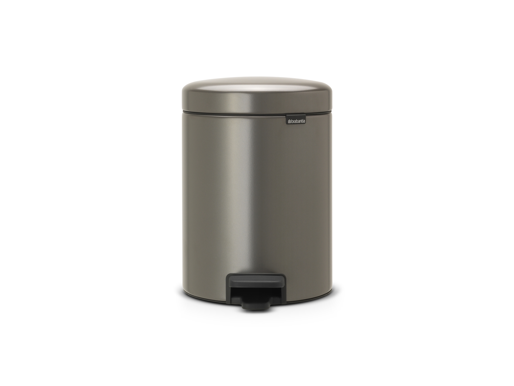 Cubo de Basura BRABANTIA Newicon ( 5 l - Plateado)