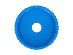 Disco azul para amoladoras angulares para trabajos de carpintería, ideal para tallar, pulir y lijar.