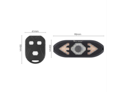 Luz Trasera Para Bicicleta Con Intermitente Y Claxon, Mando A Distancia, Accesorio Para Bicicleta, Ipx4