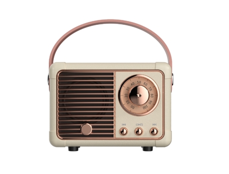 Altavoz Bluetooth Mini MOROROR (Blanco - Autonomía: Hasta 6 horas - Alcance: Hasta 10 m)
