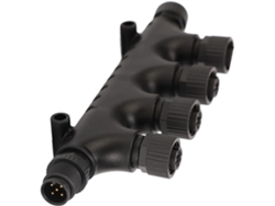 Conector En T N2k De 4 Puertos De Alta Durabilidad Para Redes Nmea 2000 - Ip67 - Barcos Y Yates