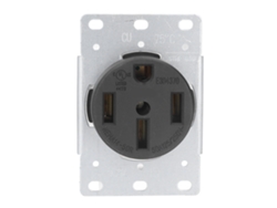 Tomacorriente Industrial Nema 14-50r, Estándar Estadounidense, 4 Orificios, 50 A, 125 V/250 V Para Estufas, Secadoras Y Generadores.