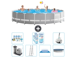 Piscina Tubular INTEX 26756GN-CB45 (32695 L - 610x132cm)