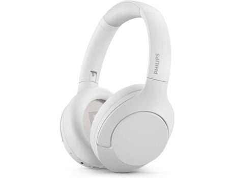 Auriculares Bluetooth PHILIPS TAH8506WT (Over Ear - Micrófono - Noise Canceling - Blanco)