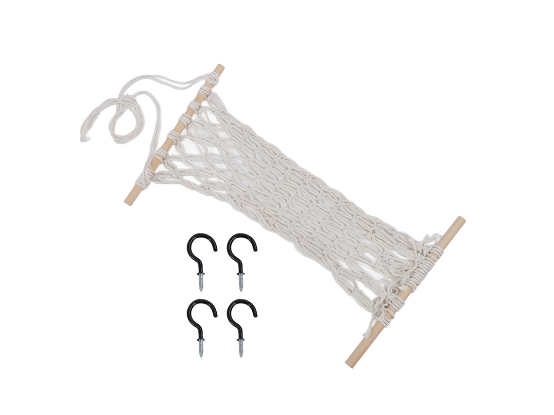 Red Colgante Para Frutas Con Ganchos, Tejida A Mano, Para Debajo De Los Gabinetes De Cocina, 50 Cm (19,7 Pulgadas)