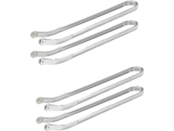 Pinzas para dar vuelta a salchichas de barbacoa, pinzas para rellenar salchichas de barbacoa, pinzas de cocina C Gokoco