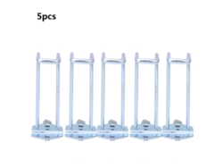 5 Ganchos De Acero Galvanizado Para Organización De Cables En Taller, 3~5 Kg, 200*60*6 Mm