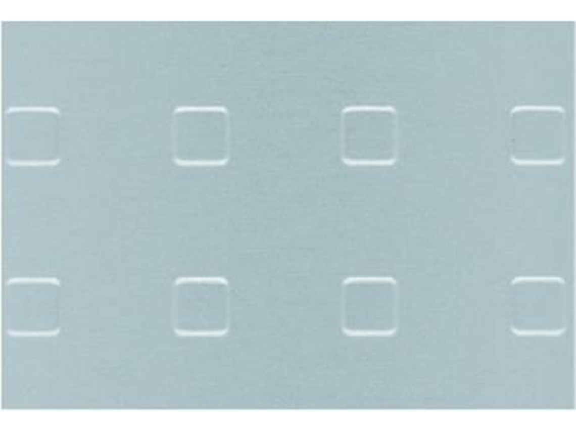 Chapa alum anod prata desenho quadr 250 x 500 x 1,0 - 466480