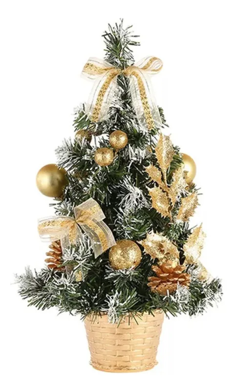 Nuevo y encantador árbol de Navidad con adornos decorativos Paravayotoy