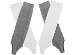2 Pares De Calentadores De Piernas De Punto Para Ballet Para Mujeres Y Niñas