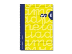 Cuaderno Lamela 3 mm amarillo Din A4 5 piezas 80 hojas