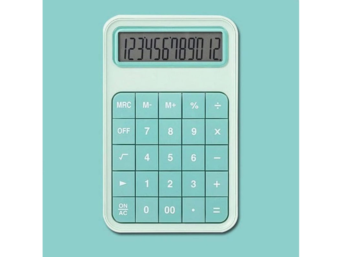 2026rebe-calculadora Portátil De Oficina Fashion Multifunción Con Pantalla Grande Y 12 Dígitos