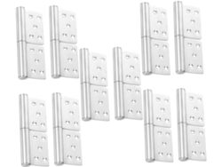 5 Pares De Bisagras Desmontables De Acero Inoxidable Para Puertas De Baño Y