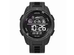 Reloj LCD digital, reloj de pulsera deportivo resistente al agua con correa de silicona, reloj electrónico informal para hombres y niños.