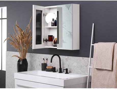 Armario Navarra 293119 (Blanco - Madera Contrachapada -14x60x60 cm)
