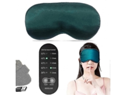 Antifaz térmico con calefacción USB y temporizador, confeccionado en seda suave, ideal para conciliar el sueño en casos de sequedad ocular. TAISHENGDA