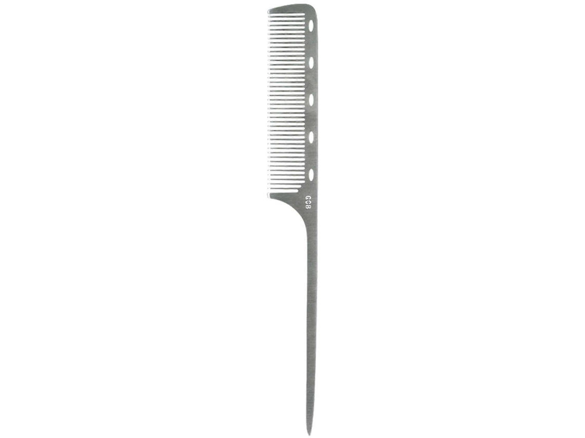 Peines con mango de acero al carbono, fáciles de usar, profesionales para peinar y cortar el cabello.