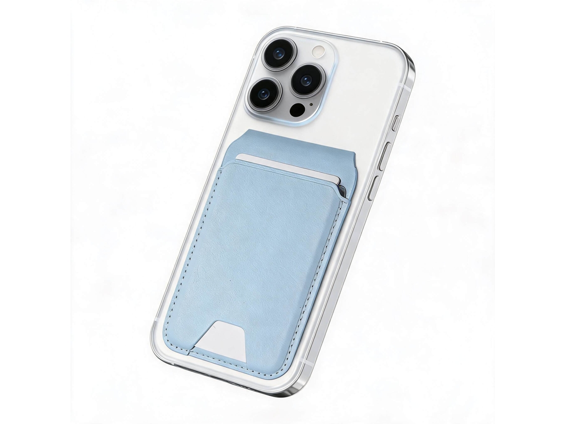 Cartera MagSafe HENTEN HOME para iPhone 17/16/15/14/13/12, roja