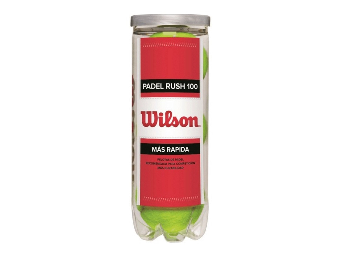 Pelota de Pádel WILSON Bote 3 'Rush 100' 