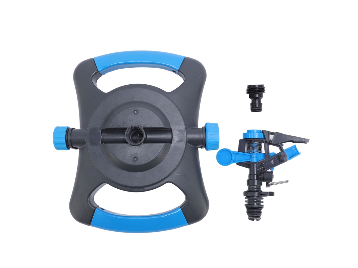 Aspersor automático de jardín de 360 grados para riego de césped y plantas.