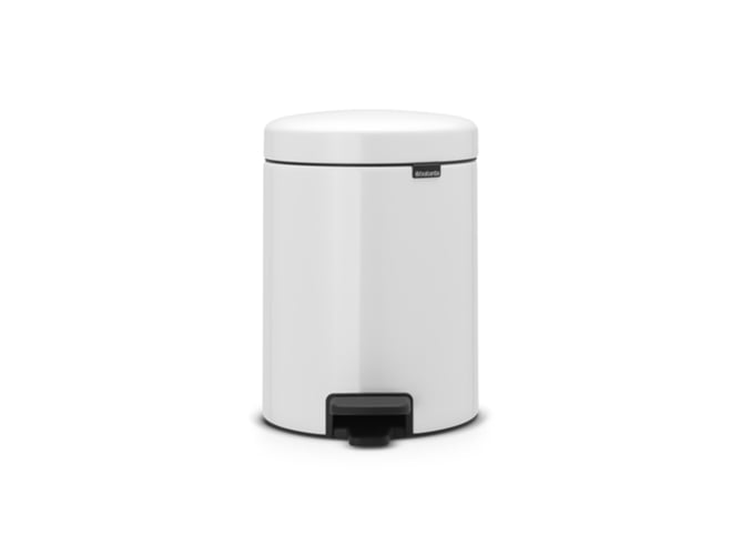 Cubo de Basura BRABANTIA Newicon (5 l - Blanco)