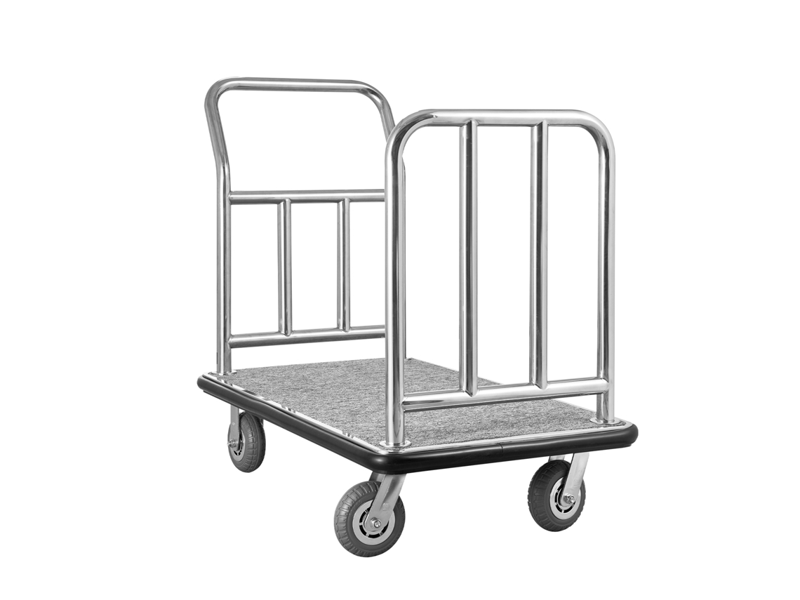 Carro de transporte Succebuy con plataforma y marco desmontable, capacidad de 340 kg