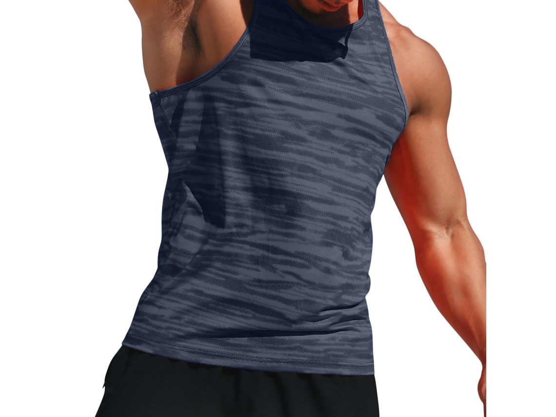 Camiseta sin mangas Omni-T-Shirt para hombre, corte holgado, secado rápido, transpirable, ideal para baloncesto, entrenamiento y gimnasio.