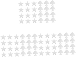 Juego de 72 pegatinas antideslizantes para baño, pegatinas de seguridad para duchas. Slowmoose