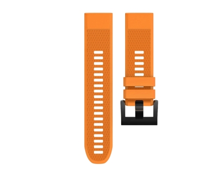Correa de reloj de silicona de extracción rápida para Fenix 5 22 mm (naranja)