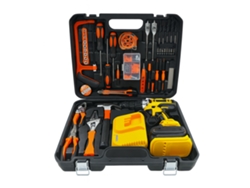 Destornillador eléctrico M2 Tec 15805 Caja de herramientas Amarillo Negro