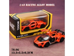 Modelo De Coche De Aleación Realista A Escala 1/43 Con Mecanismo De Retroceso, Juguete Para Niños.