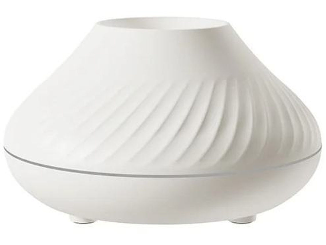 Máquina De Aromaterapia Simulación De Llama Usb Colorida Yizhood Beige