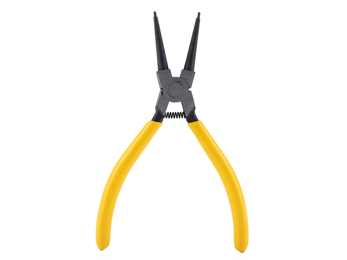Alicates Para Anillos De Retención Curvos De Acero Inoxidable Con Mango De 15 Cm, Herramienta Mecánica Tu-150hs