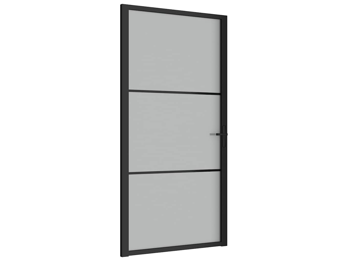 Puerta Interior VIDAXL Negro Cristal (102,5x201,5cm)