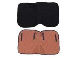 Manta Para Silla De Montar Cómoda Y Transpirable, Equipo De Equitación, Entrenamiento, Salto, Marrón Y Negro.