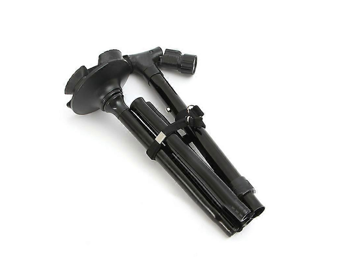 Bastón plegable ajustable de aleación de aluminio con 6 luces LED para personas mayores