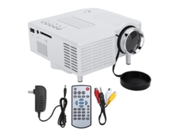 Proyector LED portátil para cine en casa HD 1080p con VGA, USB y HDMI