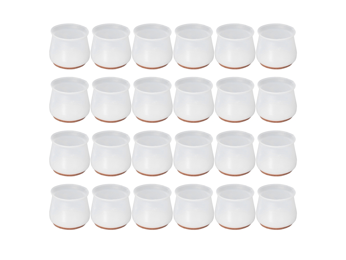 Protectoras De Patas De Sillas Antiarañazos Reducen Ruido 24pcs Para Hogar Café Restaurante