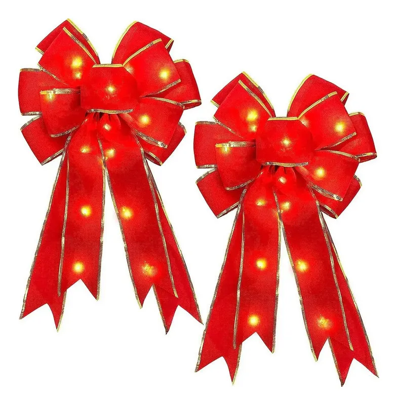 Nuevo adorno navideño con lazo Paravayotoy