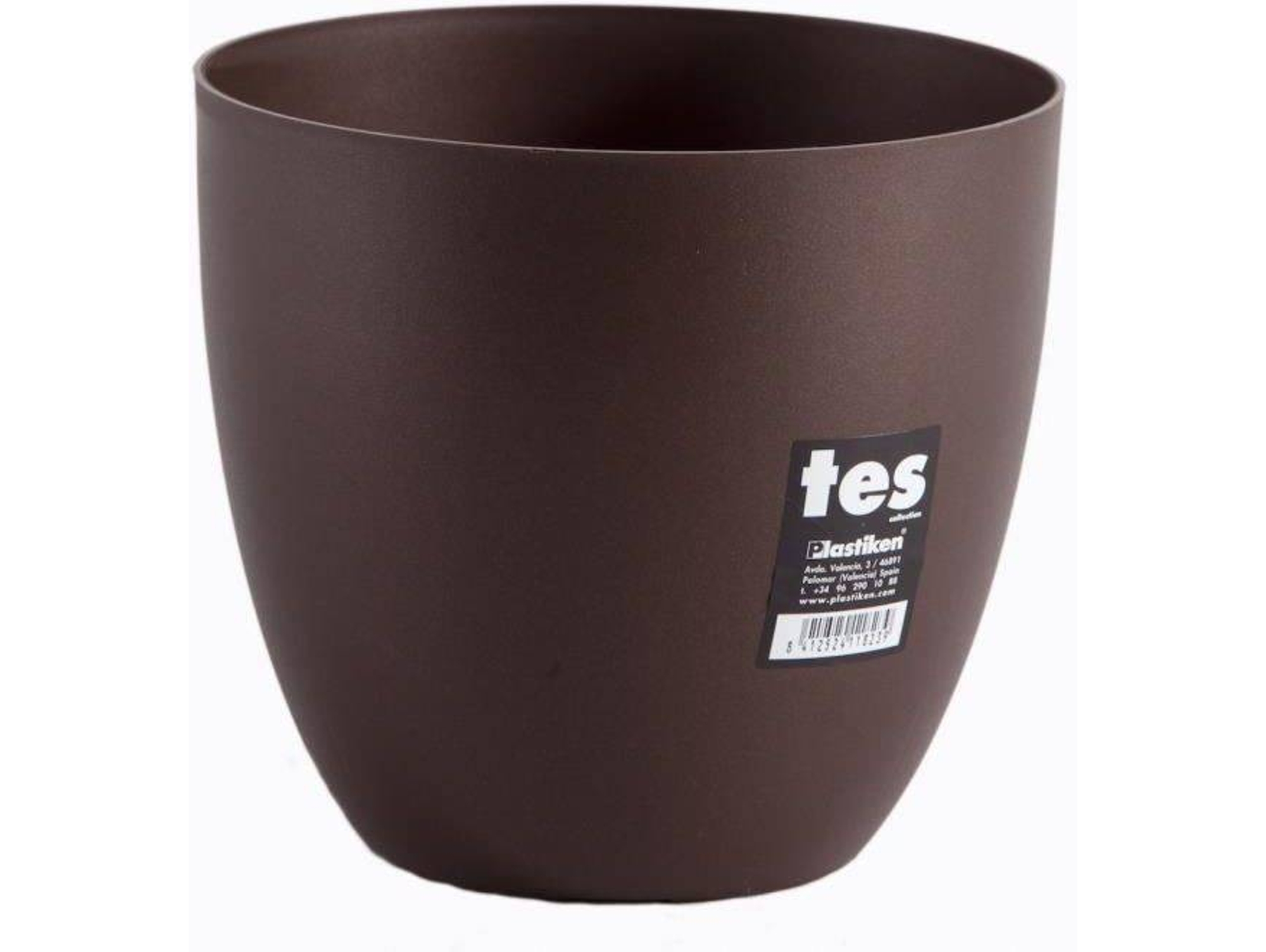 Maceta PLASTIKEN Tes Bronze (18 cm)