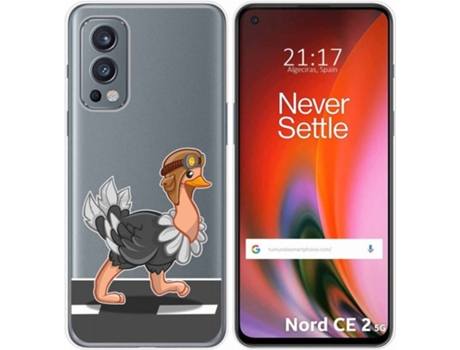 Carcasa OnePlus Nord 2 5G TUMUNDOSMARTPHONE Avestruz Multicolor