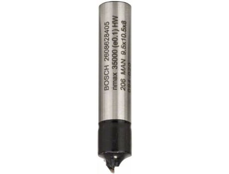 Fresa BOSCH de Barra - 8 mm - R1 3.2 mm - D 9.5 mm - L 10.2 mm - G 41 mm