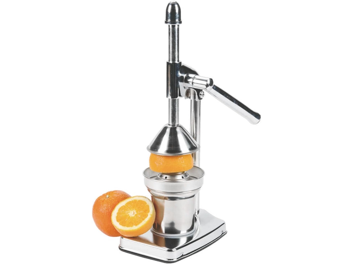 Un exprimidor manual de acero inoxidable, un gran aliado en tu cocina. Tommy01