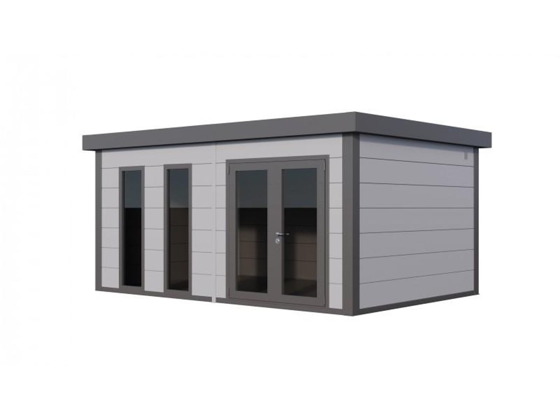 Caseta de Jardin metálica NH11 Iluminado | Gris Claro | 538 x 358 - NOVO HABITAT