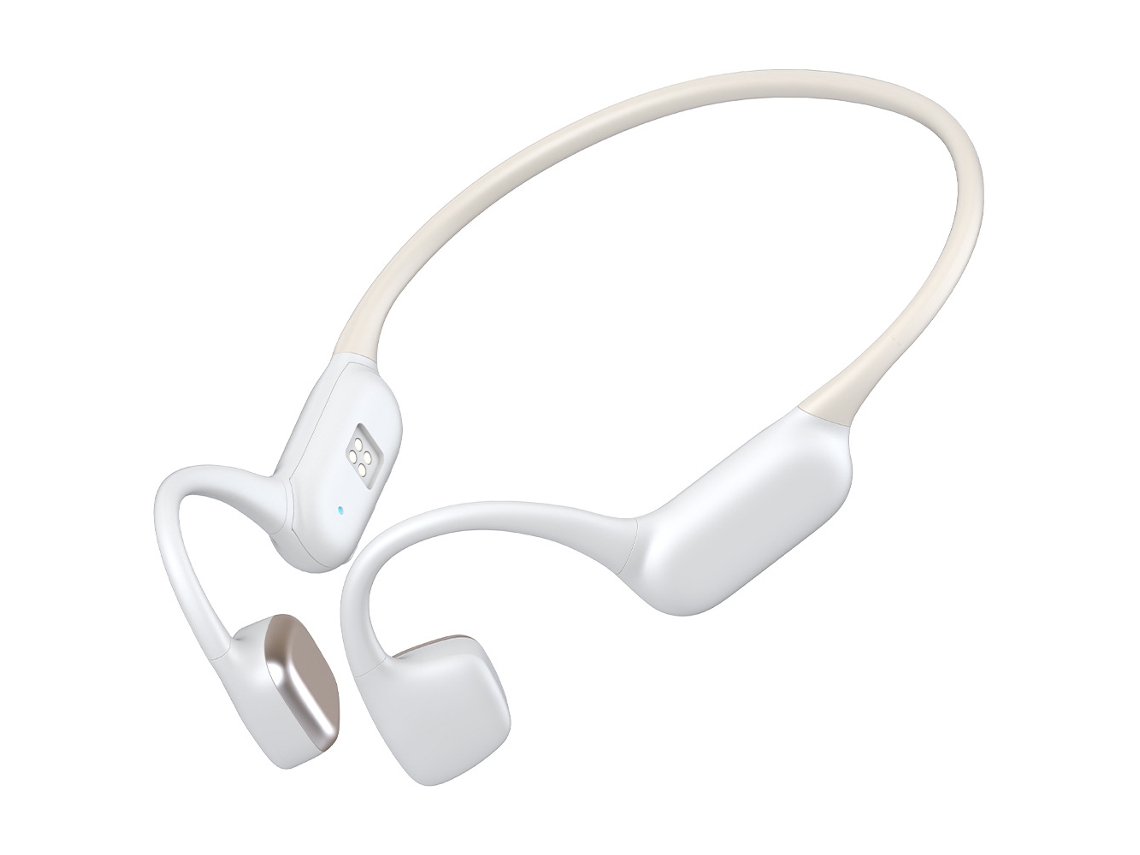 Auriculares de conducción ósea IPX8 con SPQMENT de 32 GB (blanco) | SPQMENT