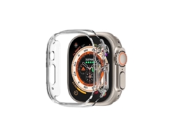 Estuche de protección completa Gift4me para Apple Watch Ultra 3 transparente