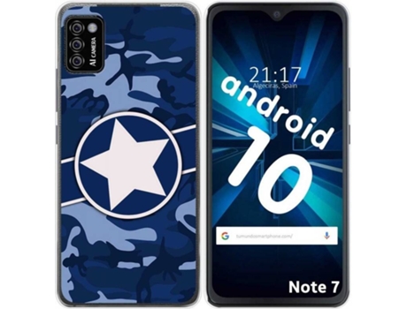 Carcasa Cubot Note 7 TUMUNDOSMARTPHONE Camuflaje 03 Multicolor