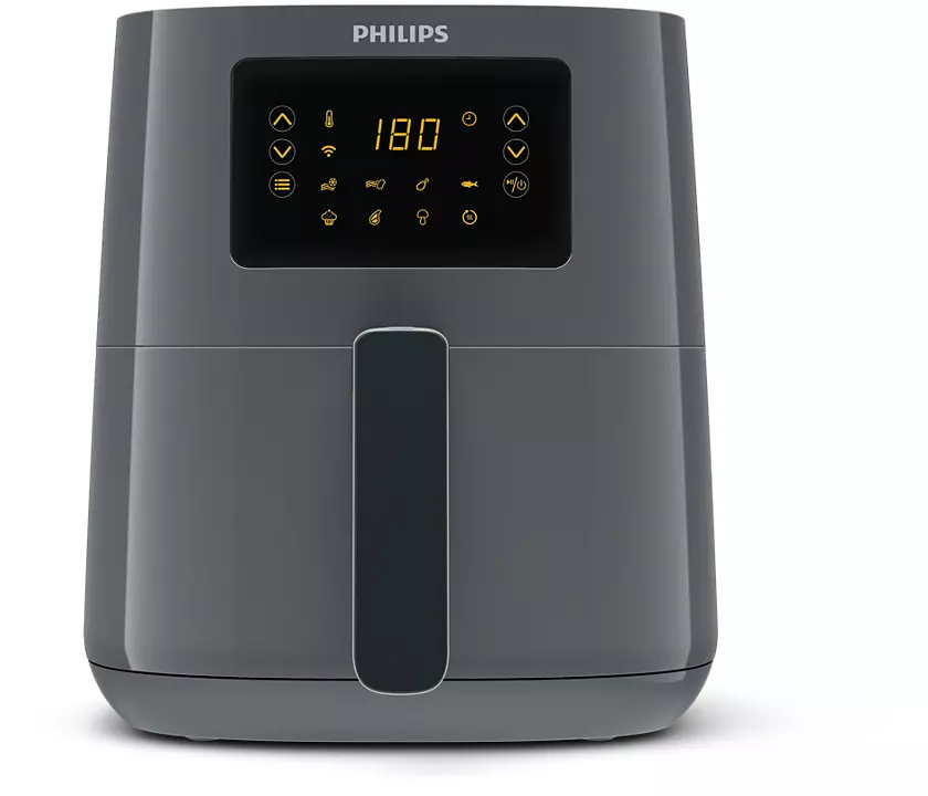 Freidora de Aire PHILIPS HD9255/60 (4.1 kg - Gris)